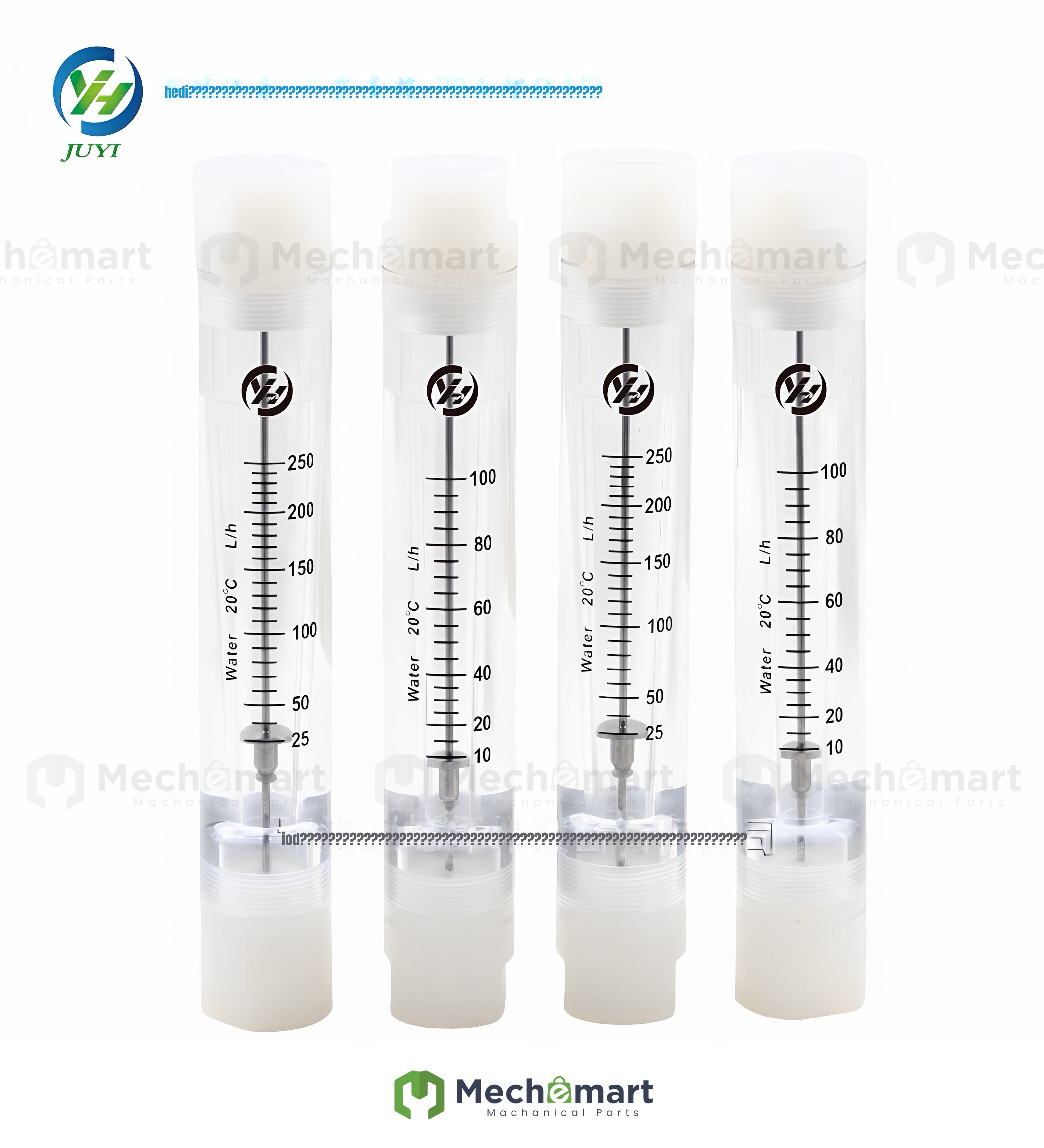 Juyi Pipeline PP Plexiglass Rotor Float Liquid Pure Tap Sewage Seawater Flow Meter Compressed Air Body Meter
