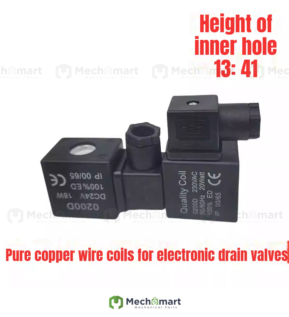 New Quality coil solenoid valve coil AC230v 20W screw air compressor electronic drain valve coil