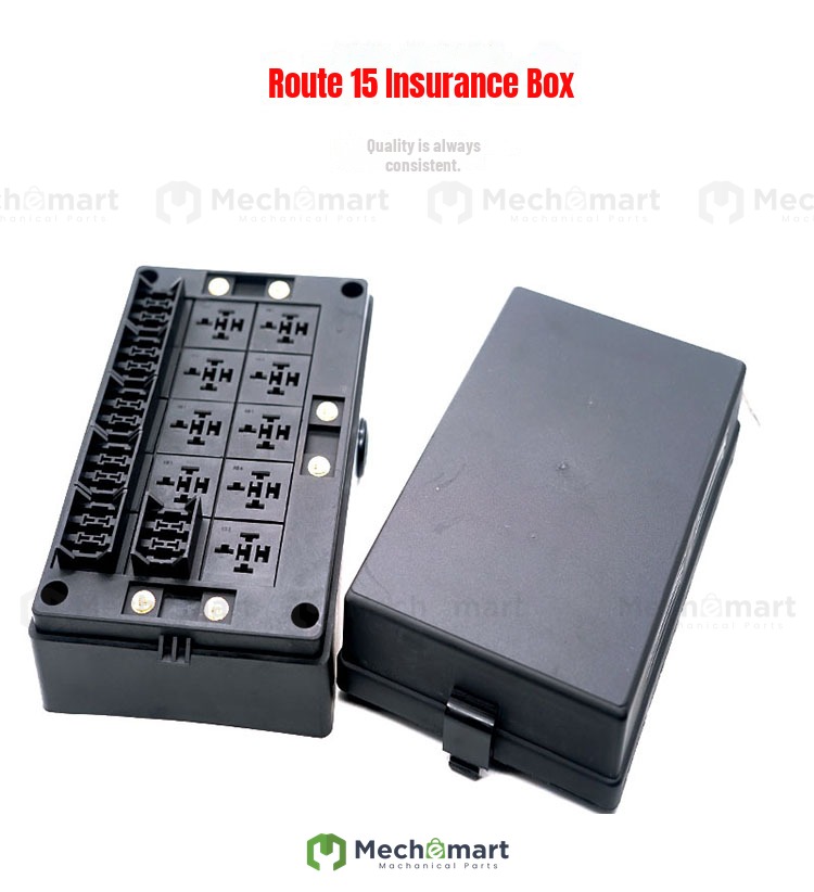 Auto racing 15-channel multi-channel medium fuse engineering vehicle modification fuse box relay safety module