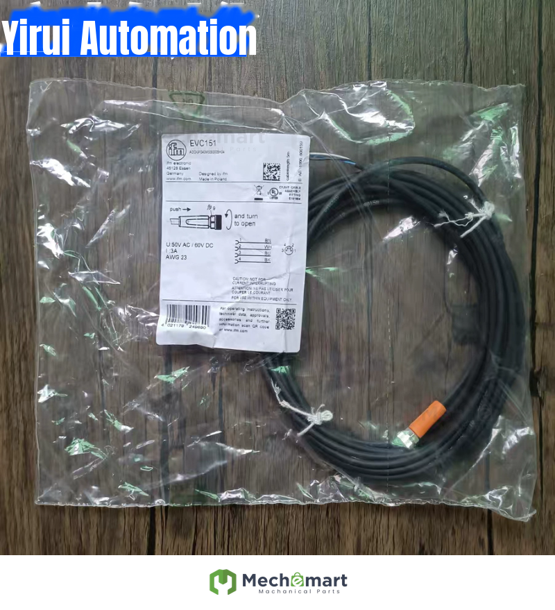 Brand new, original, genuine IFM, EVC151 sensor cable, 5M long, 4 core, spot sale
