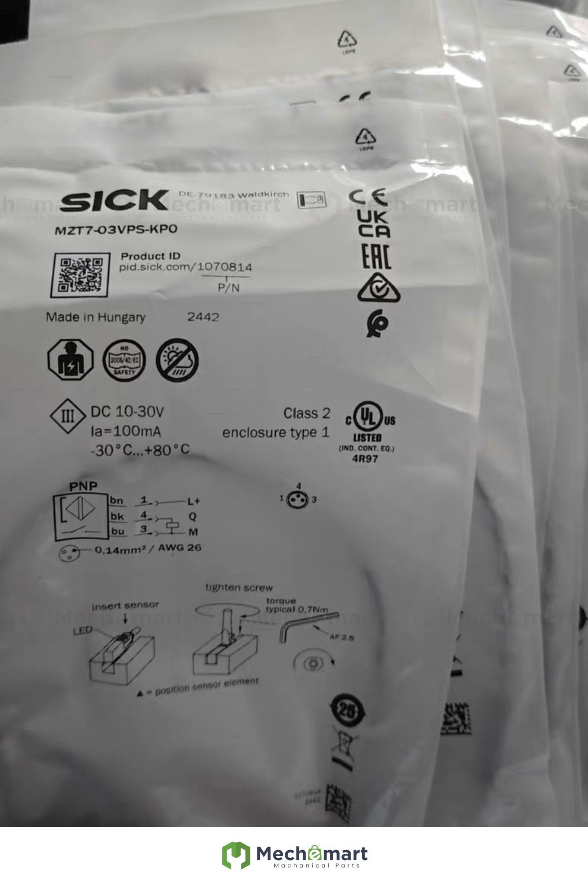 Brand new genuine SICK MZT7-03VPS-KPO, 1070814 original genuine