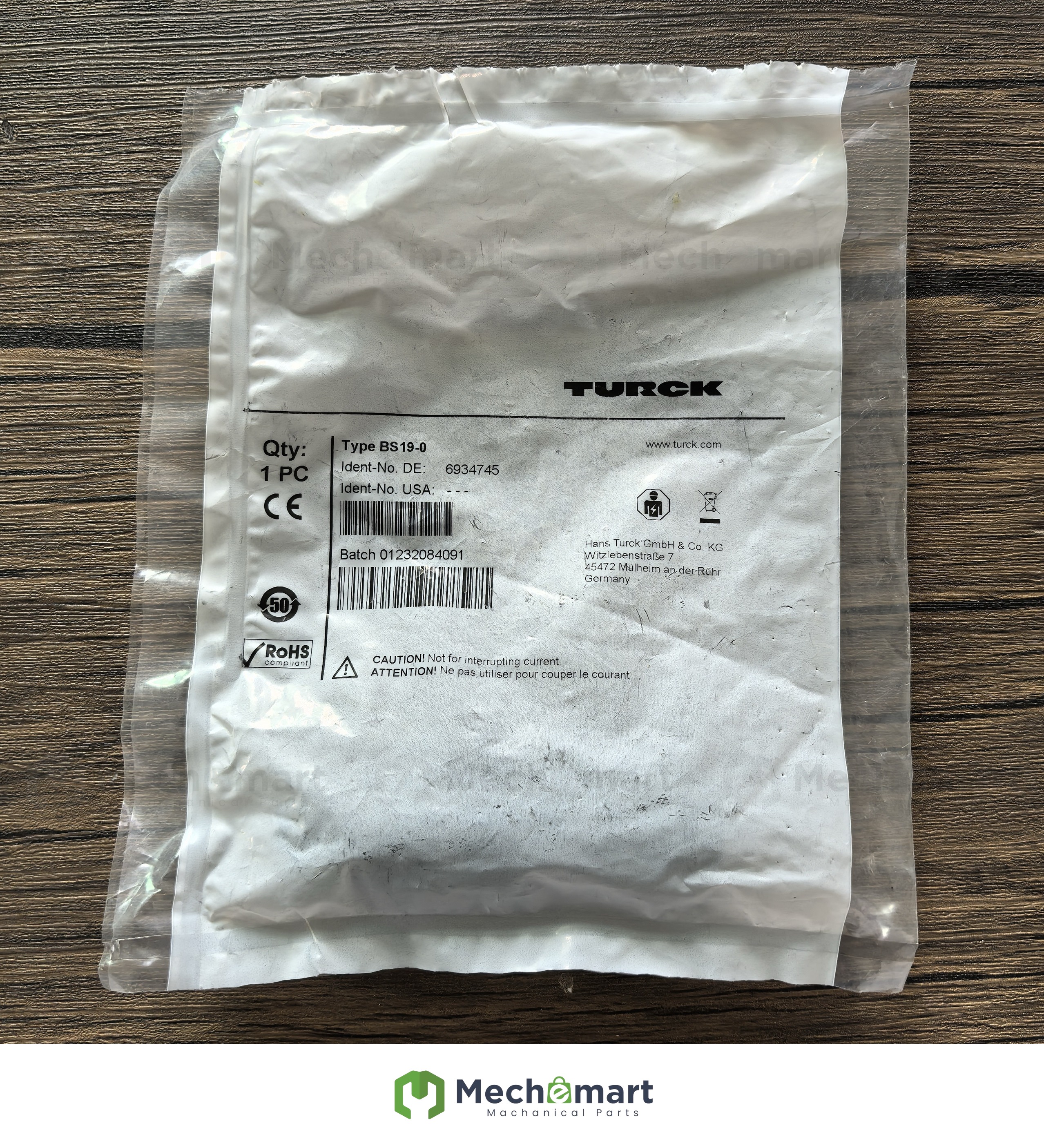 Brand new original genuine TURCK Turck BS19-0 connector 6934745 spot sale