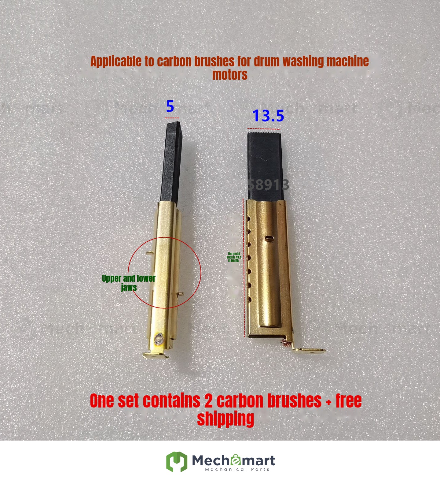 Suitable for Little Swan TG80-Q1260E (S) roller washing machine string motor carbon brush electric brush