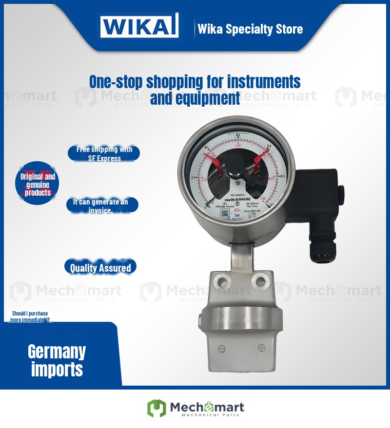 German Wika conductive contact switch differential pressure gauge DPGS43.100 all-metal dielectric cavity