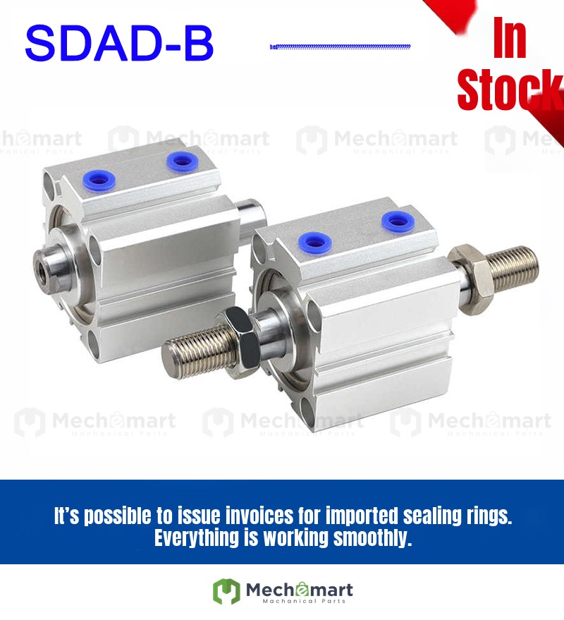 SDAD63-B compact double outlet cylinder SDAD12/16/20/25/32/40/50/80X10X20X60X75B