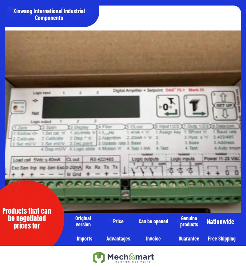 Flintec's new inventory rail weighing display controller instrument DAS72.1