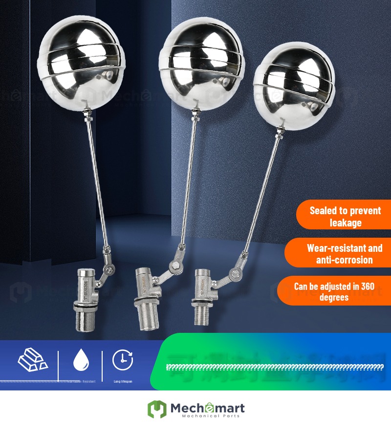304 extended water boiler, stainless steel float valve, steamer, water heater, tank inlet valve, high temperature resistant