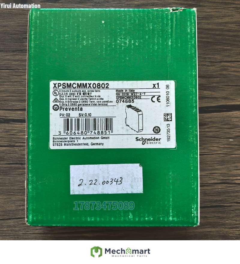 Brand new original genuine Schneider XPSMCMMX0802 safety relay in stock