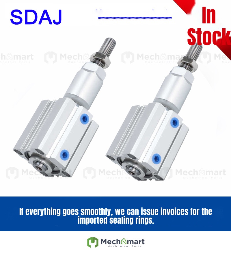 SDAJ63 compact adjustable cylinder SDAJ12/16/25/32/40/50/80X10X20X50X60X75X90