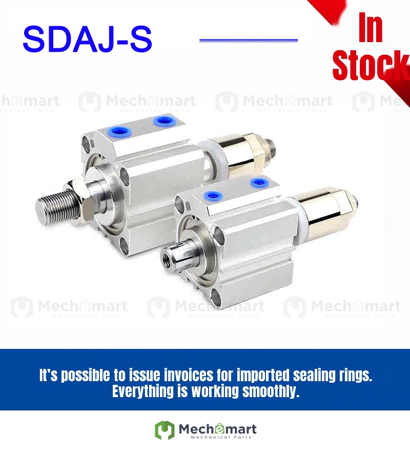 SDAJ63-S compact adjustable cylinder SDAJ12/16/25/32/40/50/80X10X20X50X60X75S