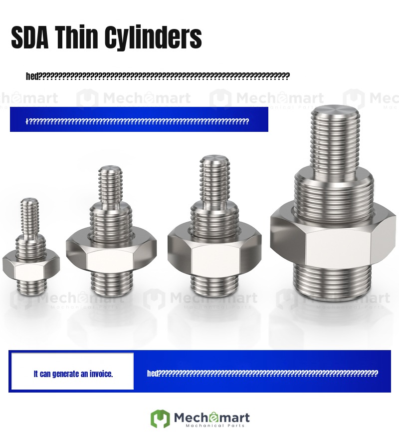 Internal thread to external thread conversion joint compact cylinder SDA/CQ2B-12/16/20/25/32/50