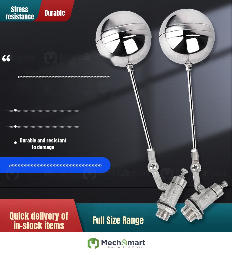Minqiang 304 stainless steel double adjustable float valve water tank fully automatic water level control valve high temperature