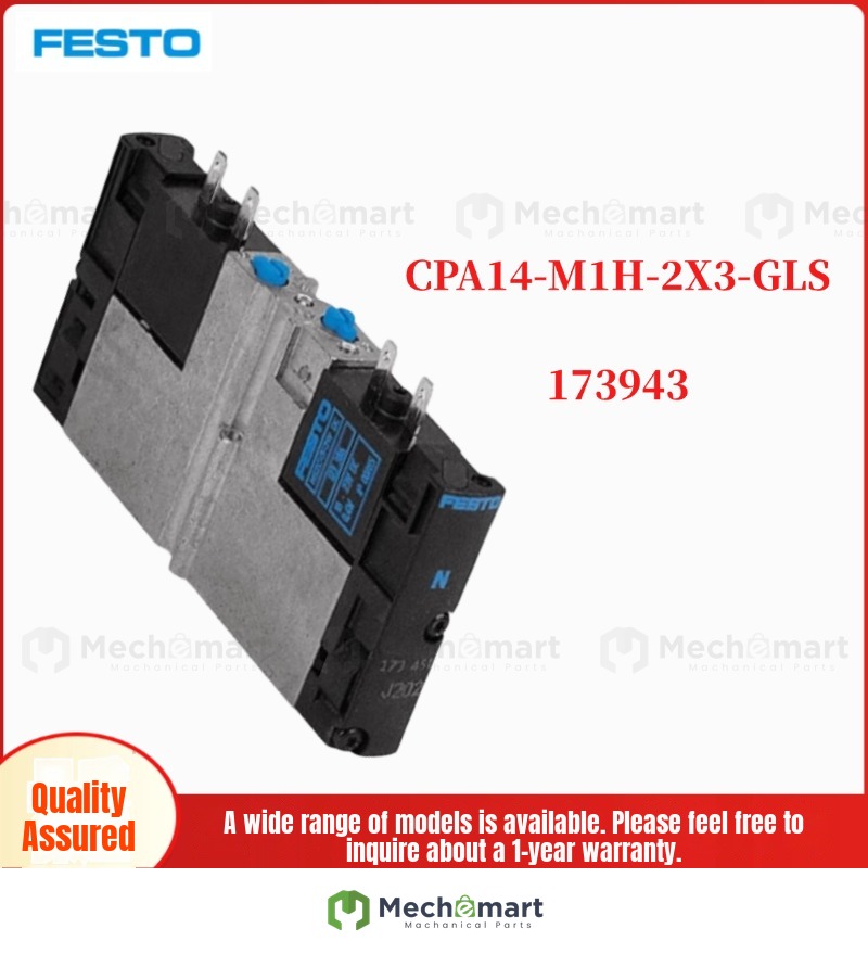 Festo CPA14-M1H-2X3-GLS 173943 solenoid valve in stock