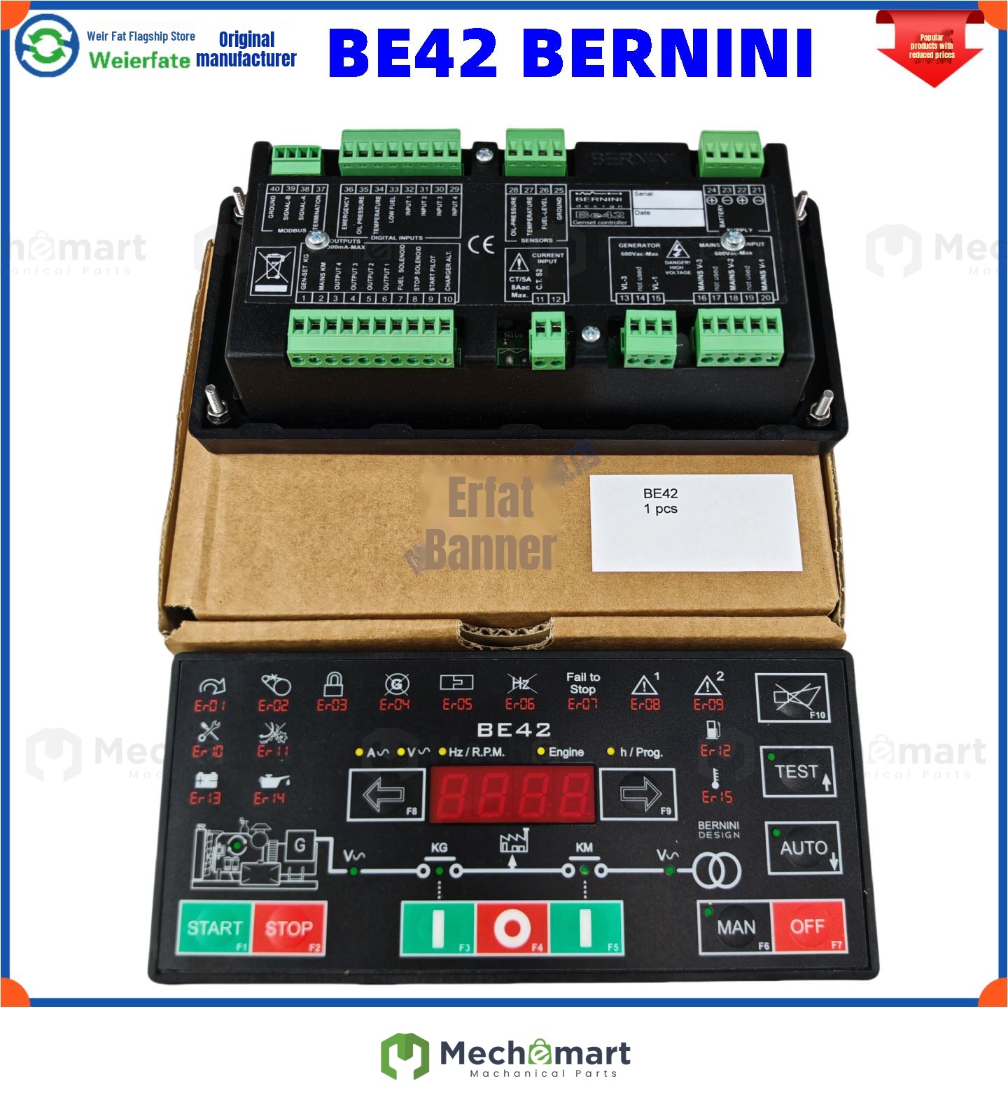 BE42 Bernini BERNINI controller BE42 generator controller display imported from the original factory
