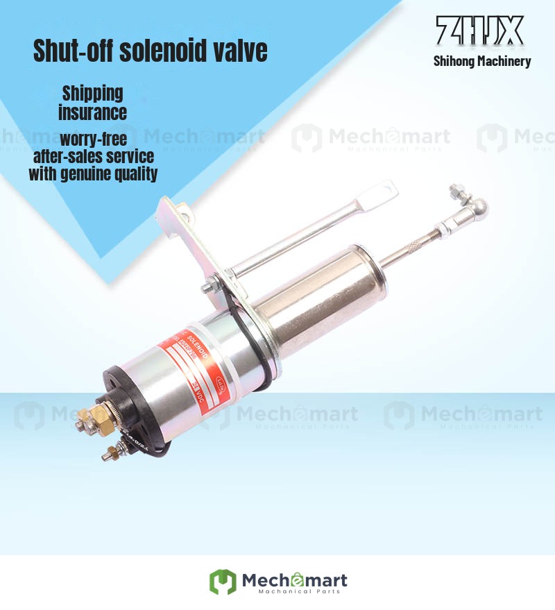 Excavator parts suitable for diesel engines A044F796 flameout solenoid valve parking oil cutoff switch 12V24V