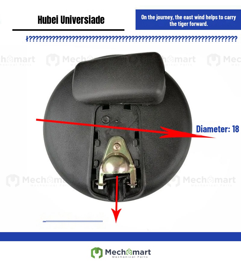 Suitable for Hubei Dayun Yuntu Journey Dongfeng Yuhu front and lower view mirror blind mirror small round mirror wide angle lens