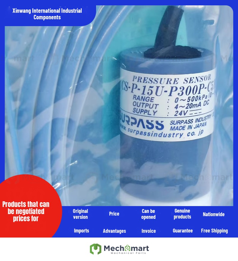 SURPASS PFA Pressure Sensor CS-P-15U-P300P-C5M 0-500kPa