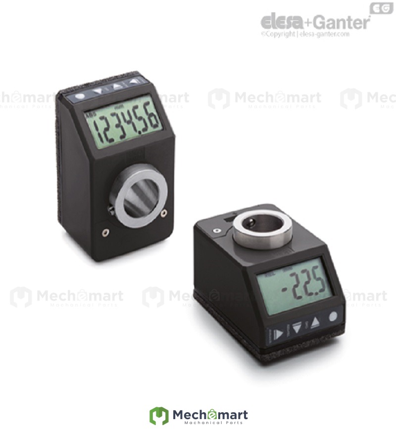 Elesa+Ganter direct-drive 6-digit liquid display electronic position indicator DD52R-e-SST-IP65-C2