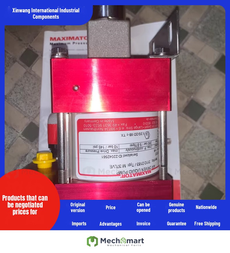 German original MAXIMATOR M37LVE pneumatic liquid booster pump