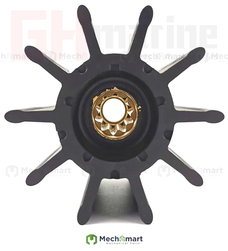 Marine seawater cooling pump impeller fits Caterpillar 3412 engine water pump models 147-7850