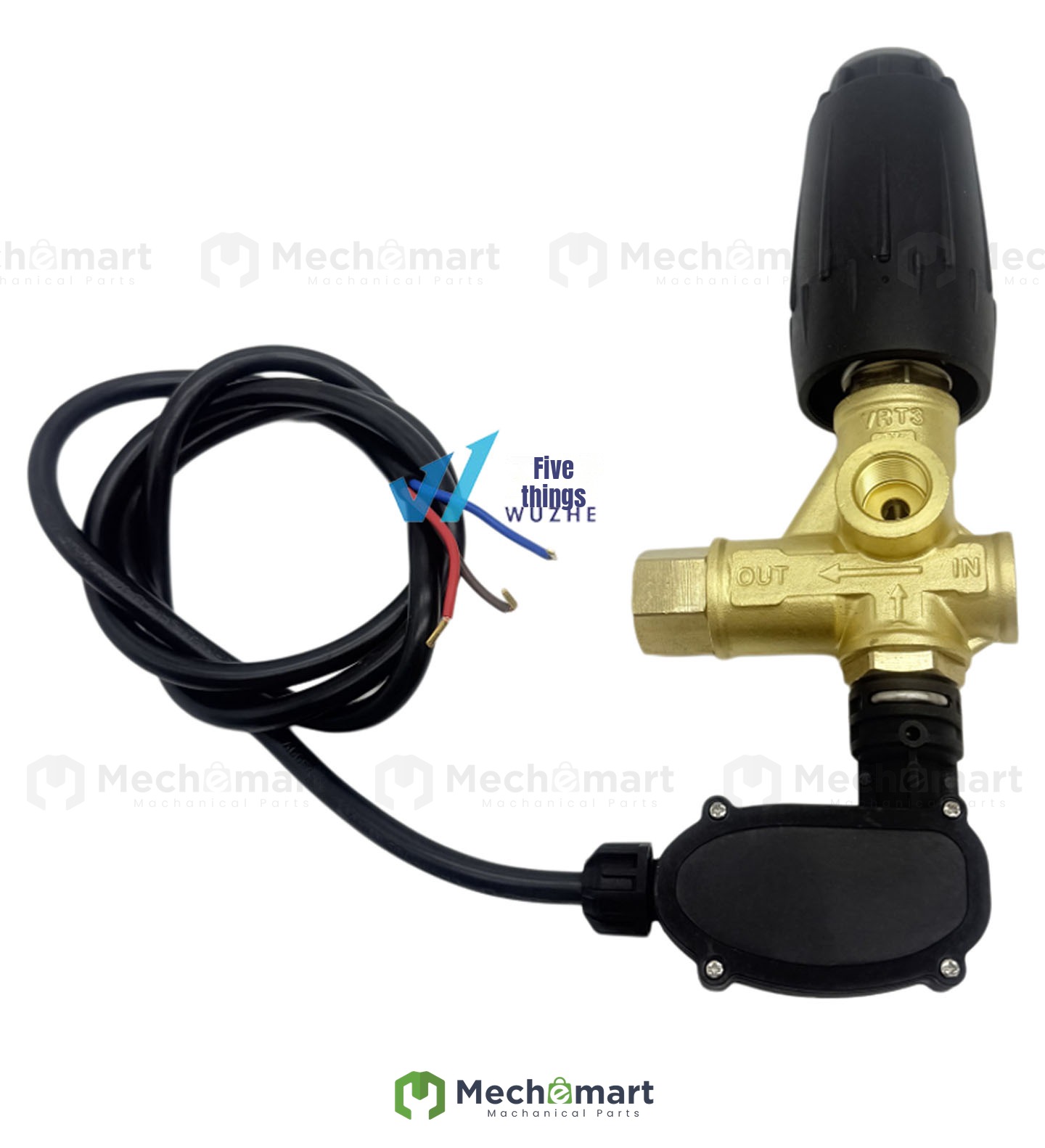 High pressure washer water pump pressure relief valve VRT3-P with micro pressure switch can automatically shut down the pressure regulation and pressure relief valve