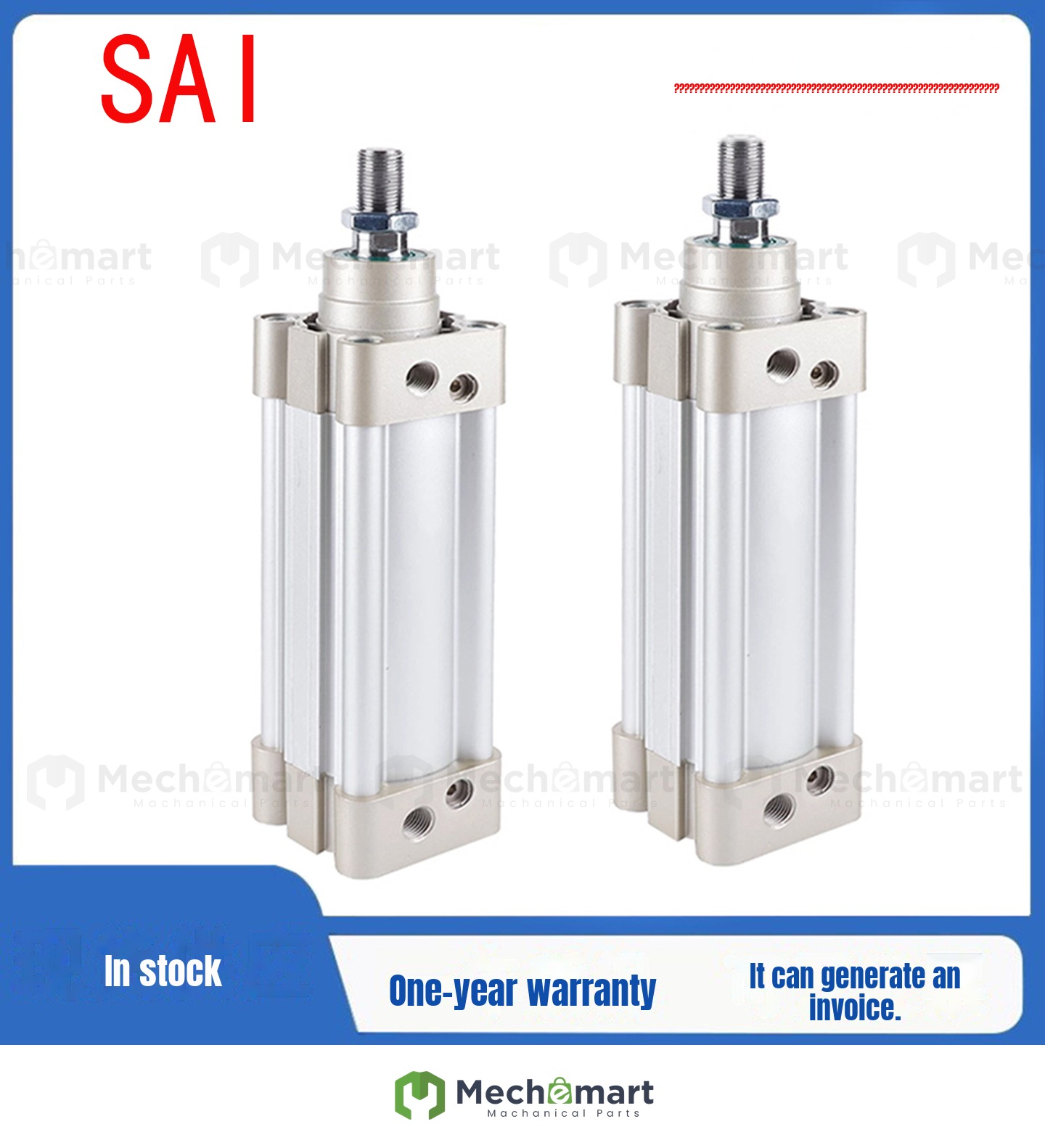SAI63 standard cylinder SAI32/40/50/80/100X25X50X75X80X100X150X200X300S