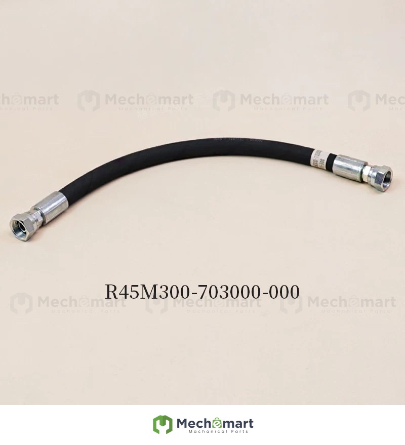 The forklift connects the lift cylinder oil pipe between the two mast R45M300-703000-000 suitable for Hangzhou Fork R45 40