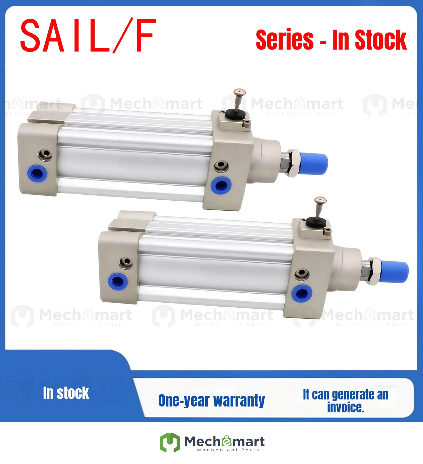 SAIL/F63 standard cylinder with front lock SAIL/F40/50/80/100X25X50X80X100X200S