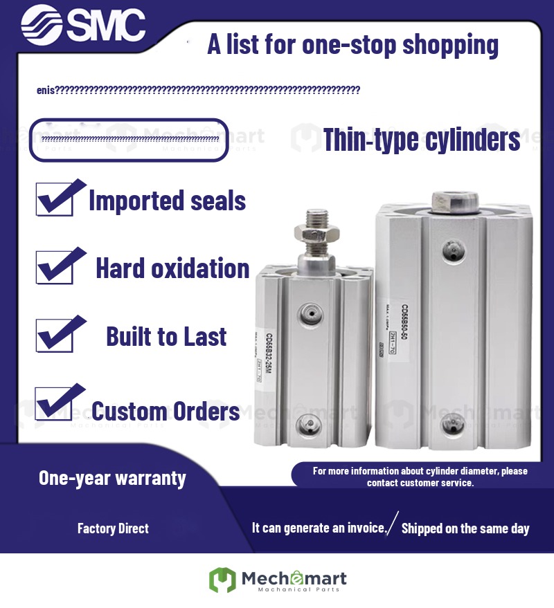 SMC Compact Cylinder C55B/CD55B20/25/32/40/50/63X10X20X30X40 Bore Series