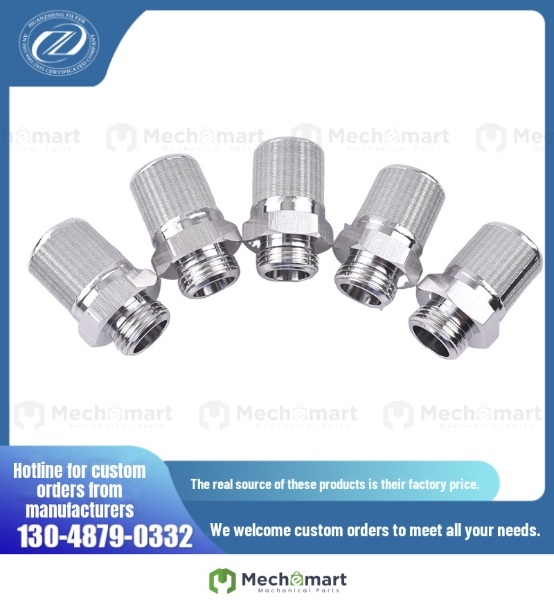 Cold water circulation gas distributor small bubble filter cylinder stainless steel sintered mesh outer wire filter 10 microns