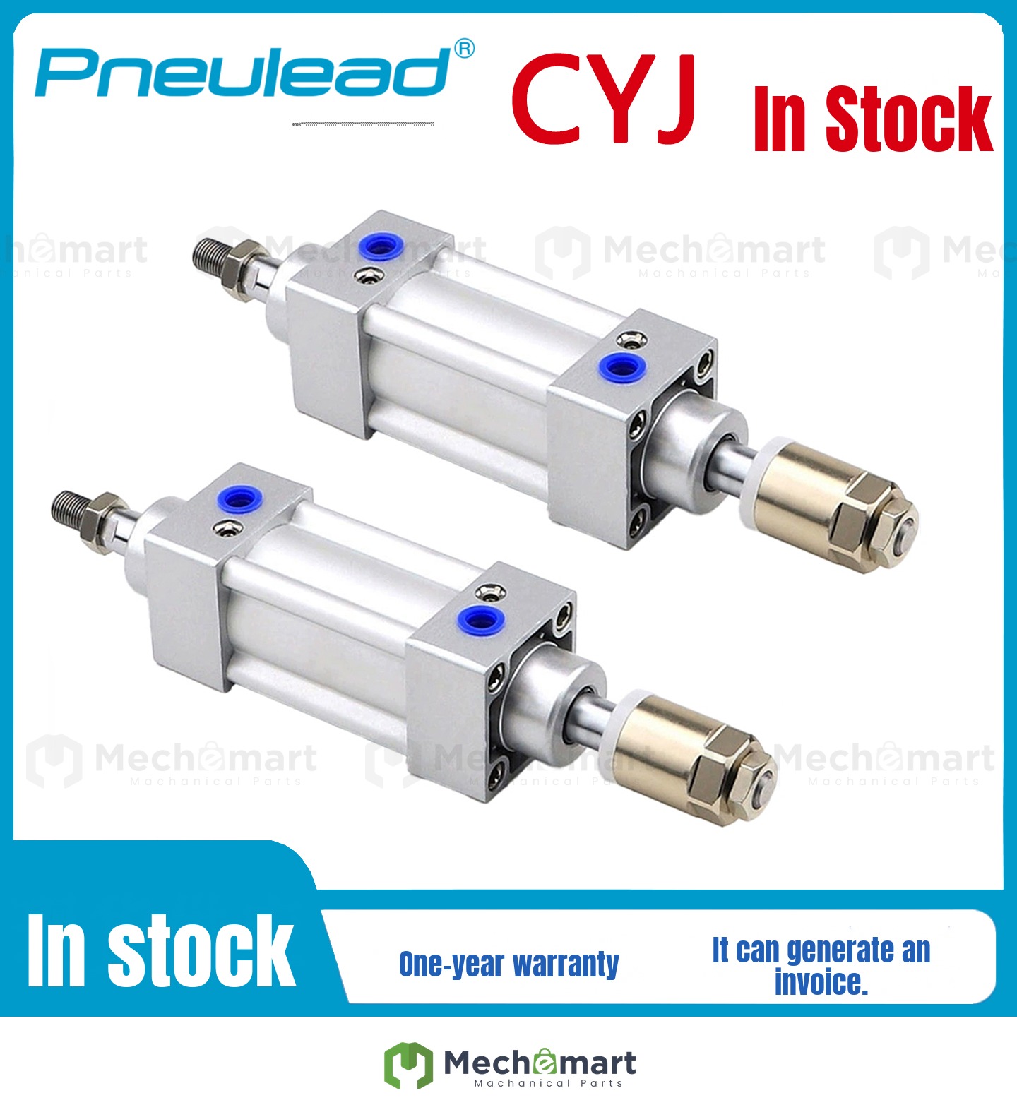 Pneulead M cylinder CYJ32/40/50/63/80x25x50x75x100x125-S