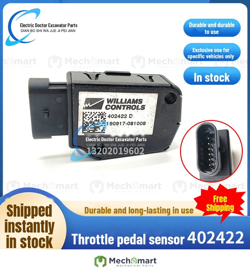 excavator Williams bus electronic accelerator pedal sensor 402422 electronic head door pedal sensor