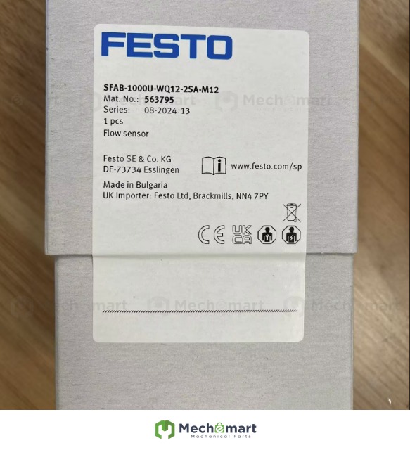 FESTO Flow Sensor SFAB-600U-WQ12-2SV/A-M12 563795 Genuine Stock