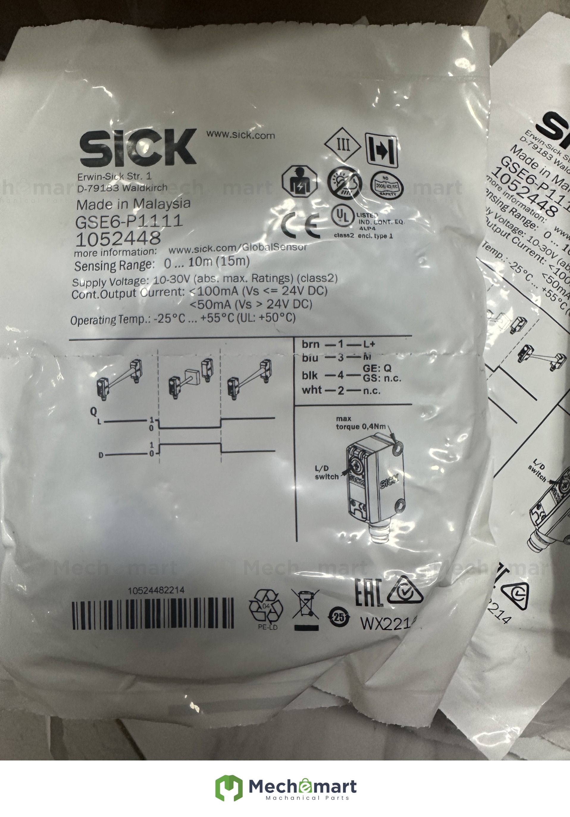 SICK photoelectric switch GSE6-P1211 1052448 brand new original goods in stock