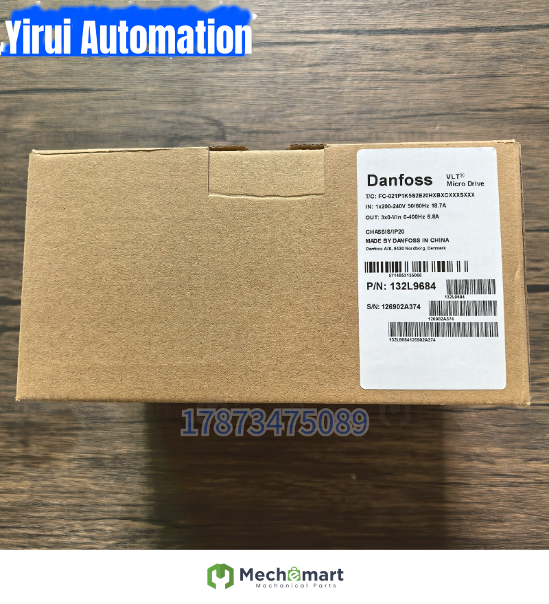 Brand new original Danfoss 132L9684 inverter FC-021P1K5S2E20HXBXCXXXSXXX