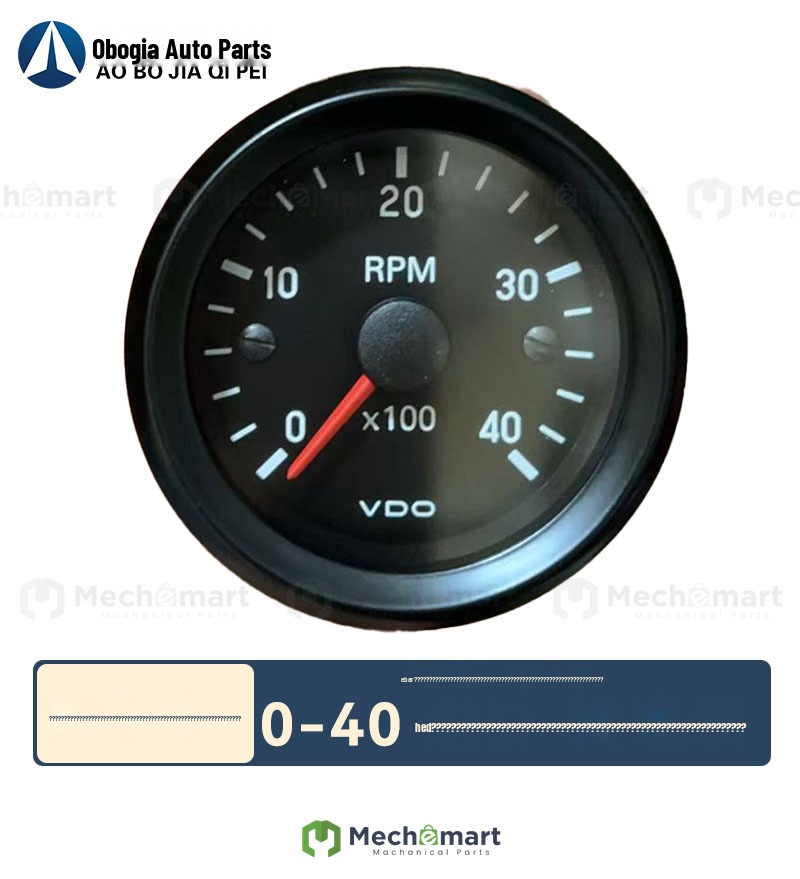 333-035-029x original imported VDO engine instrument tachometer 0-40rpm/x100/size 52mm