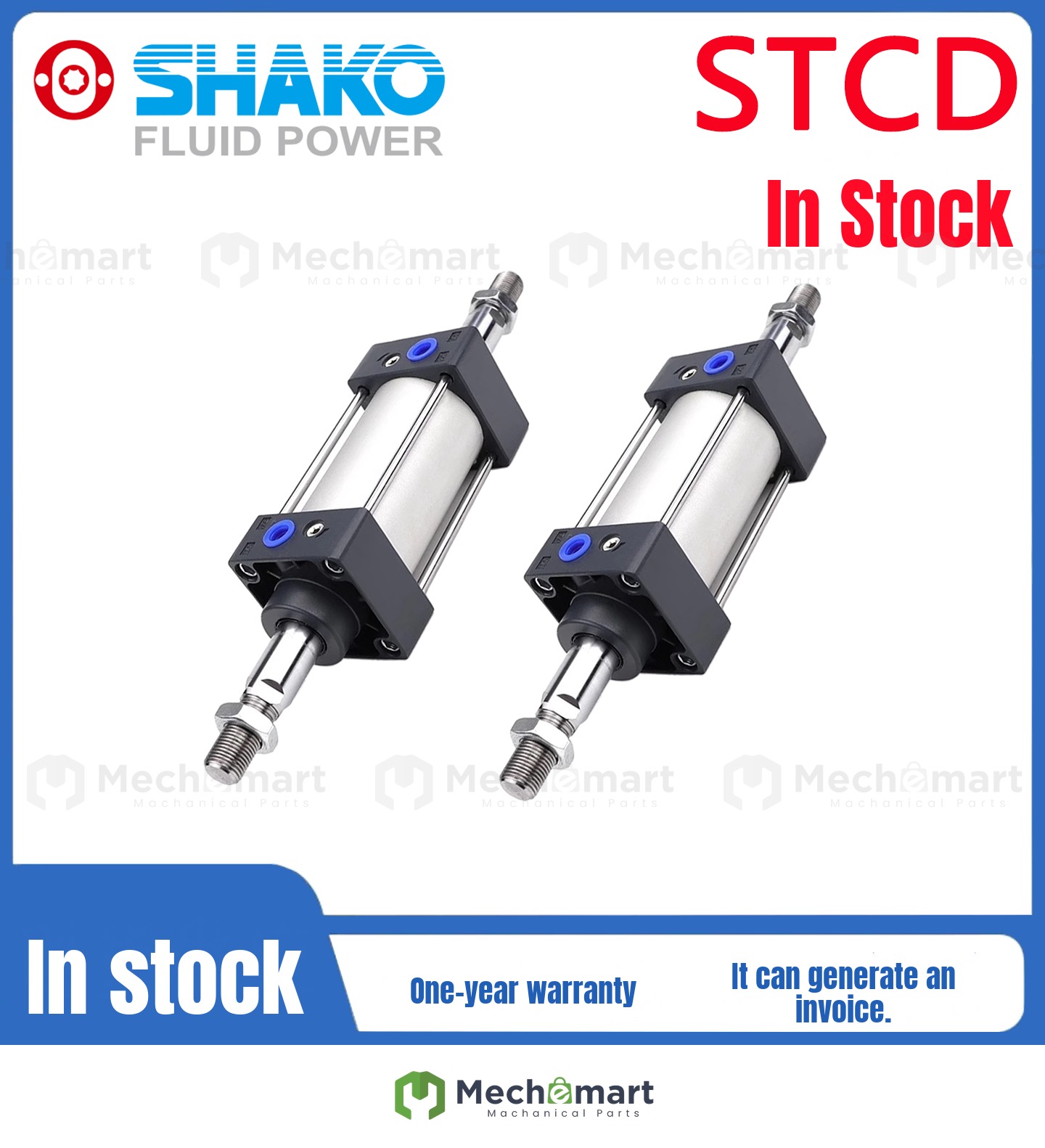 SHAKO Shinkong standard double outlet cylinder STCD32/40/50/63/80/100/125B25/50/75/125