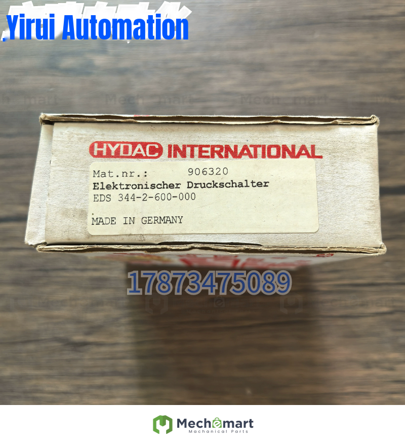 Brand New Original Genuine Herdecke EDS 344-2-600-000 Pressure Sensor 906320 In Stock