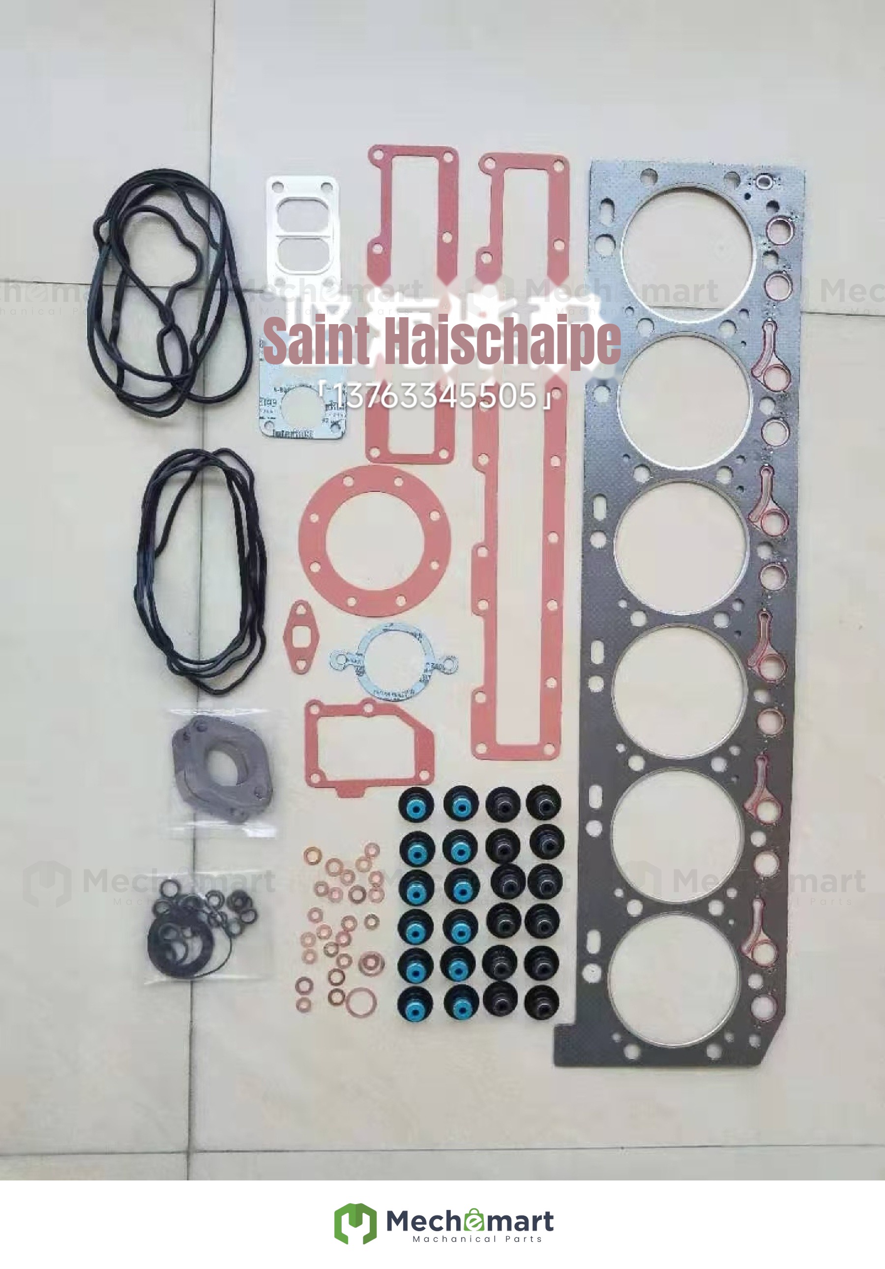 4089758 suitable for East Cummins 6L engine parts repair package gasket 4089979 down-repair ISLE