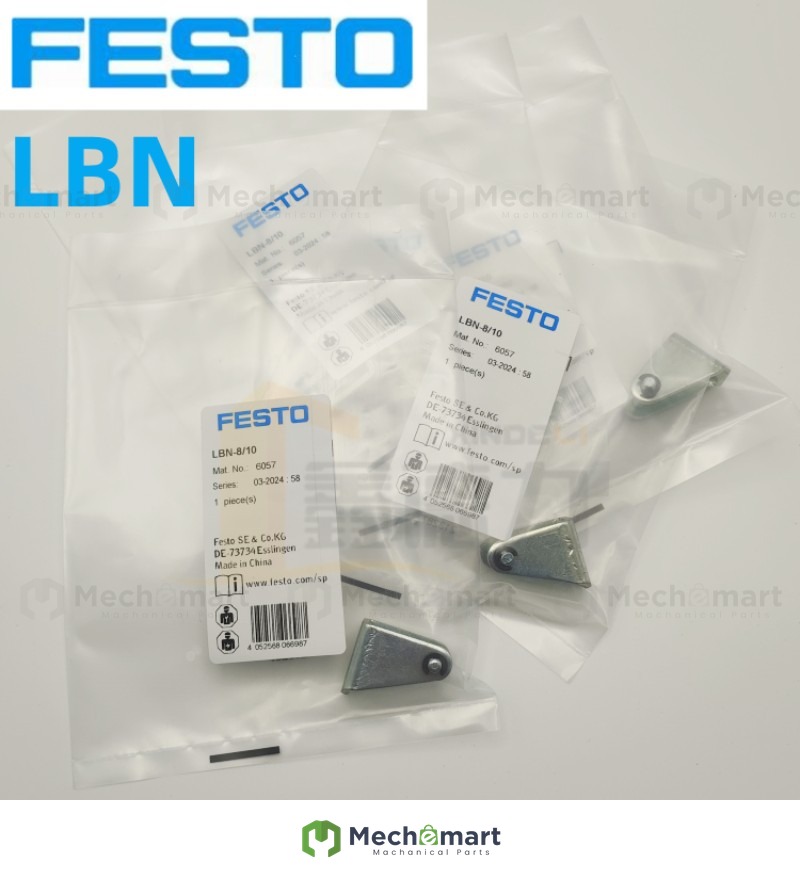 FESTO cylinder double earring mount attachment LBN-8/10-12/16-20/25-32-40 6058