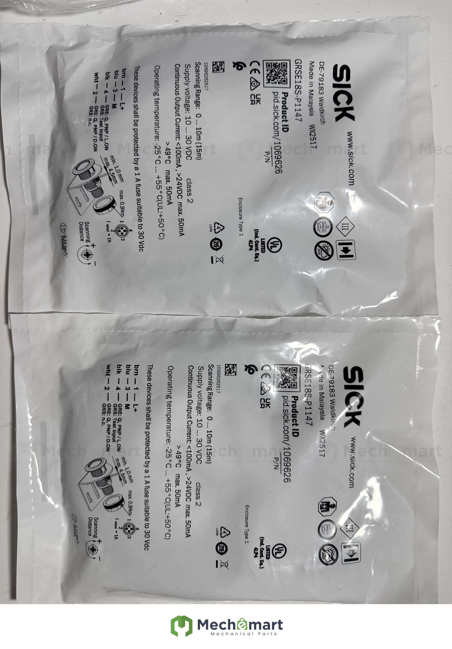 SICK photoelectric switch GRSE18S-P1147 brand new original quality 1069626
