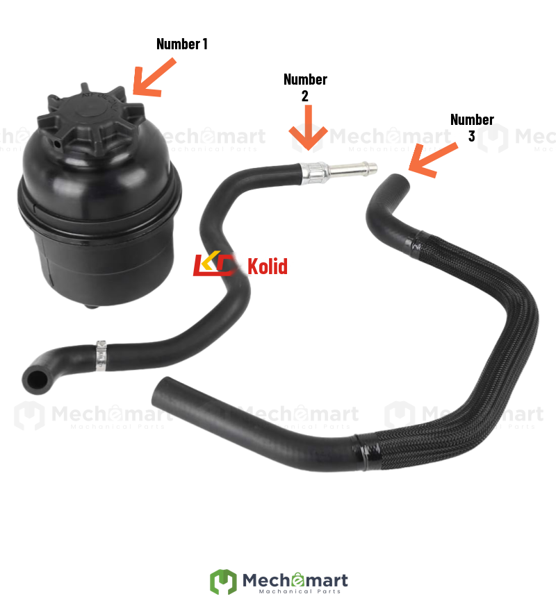 Suitable for BMW E38 booster pump oil tank E39 steering engine radiator tubing E46 steering gear tubing 325530