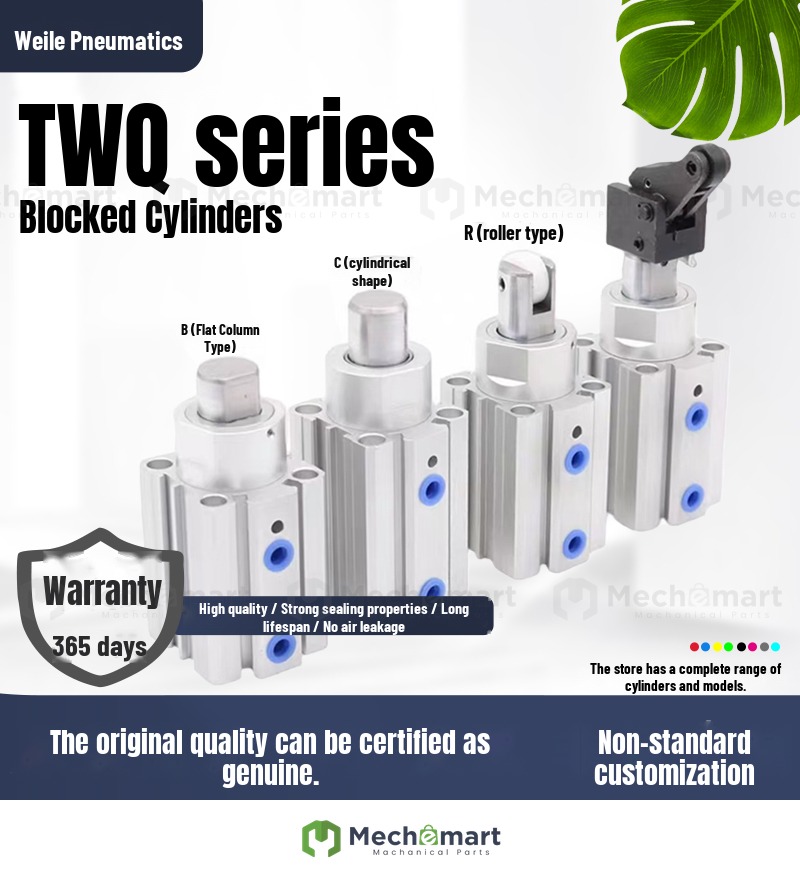 ADE type blocking cylinder TWQ/TTQ20/25/32/40/50X10X15X20SC-SR-SK-SB-SF