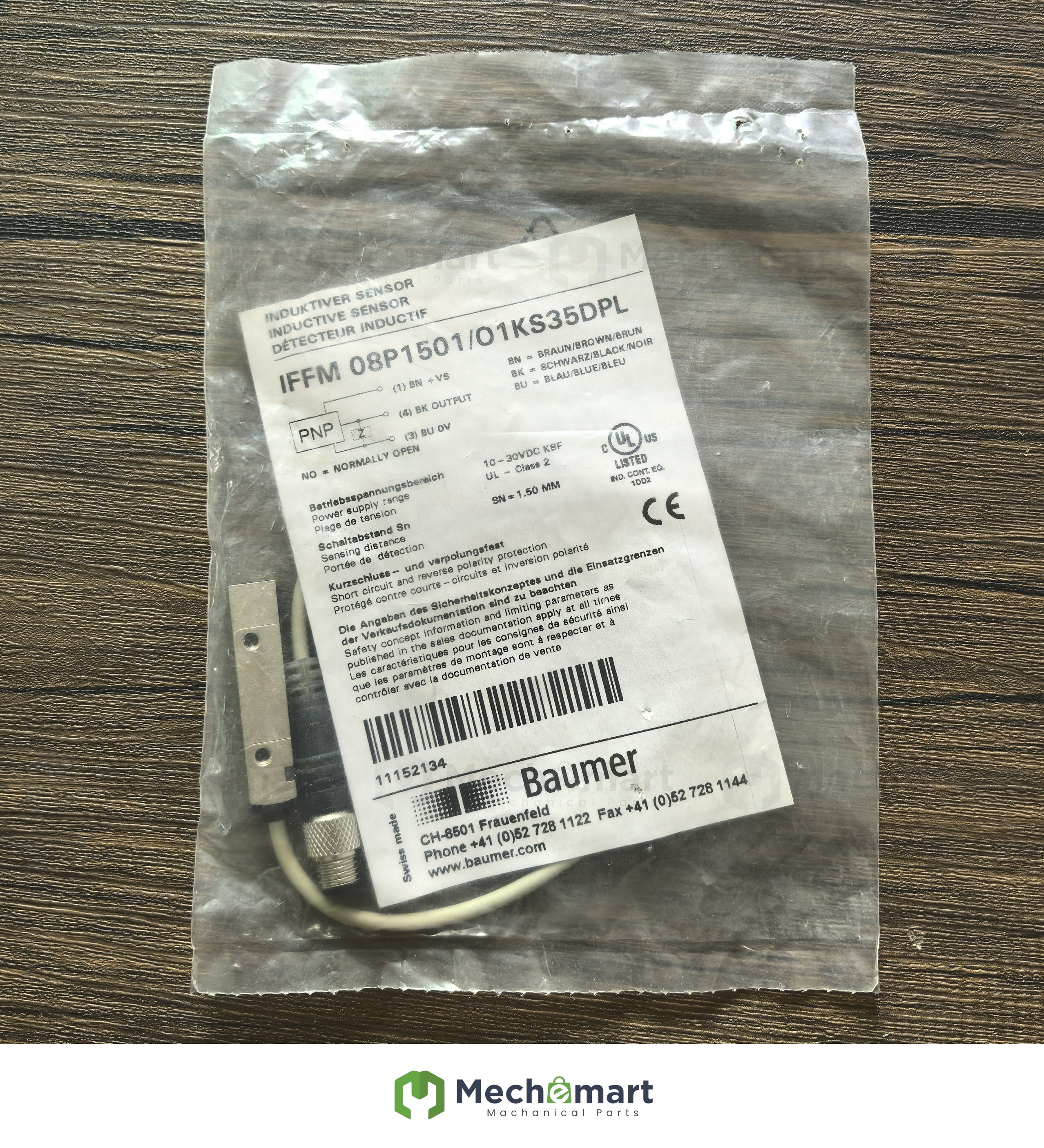 Brand new original Baumeng IFFM 08P1501/O1KS35DPL sensor 11152134