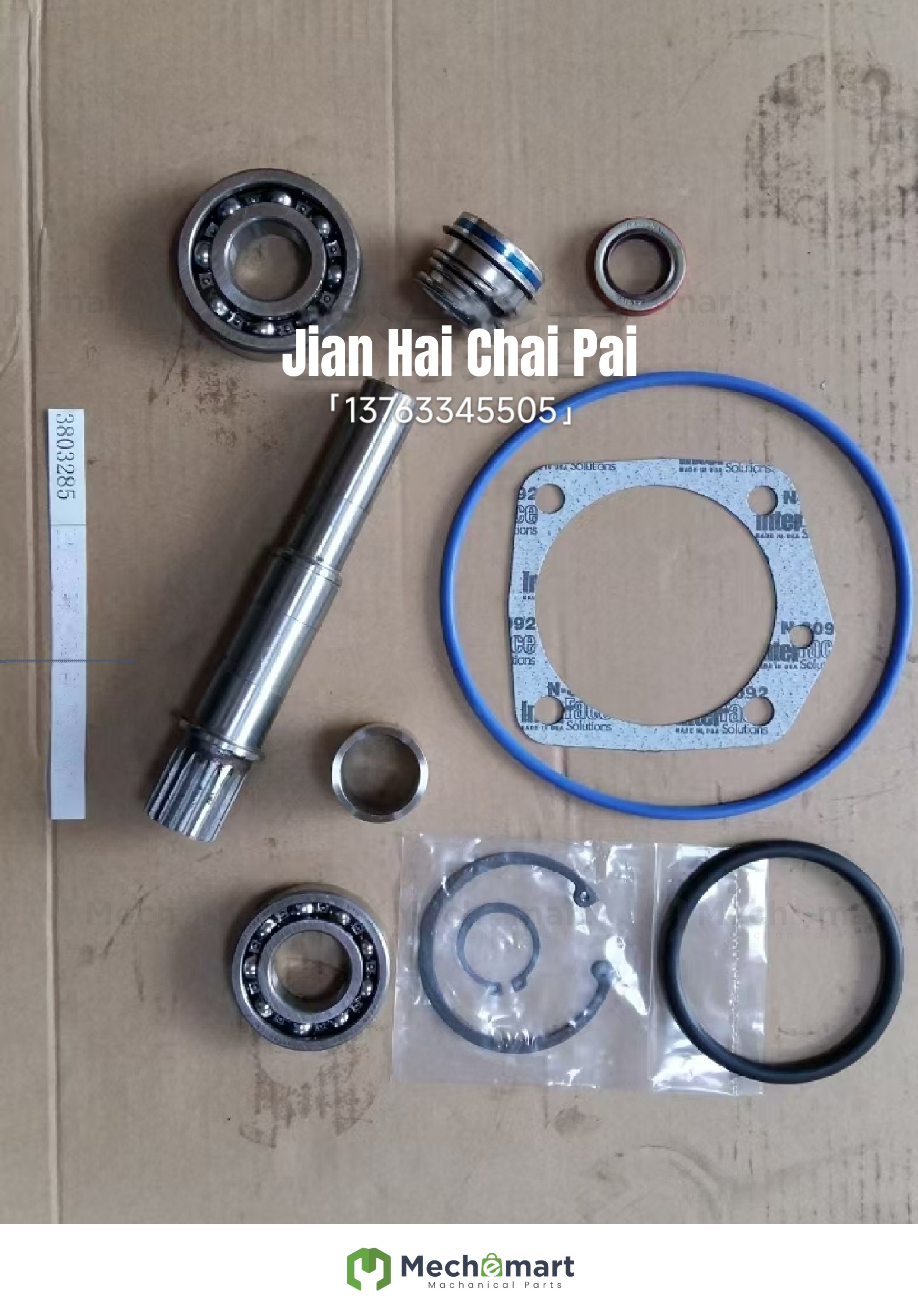 Suitable for Cummins K38/k50 engine KTA19 water pump repair kit fresh water pump repair water seal bearing impeller