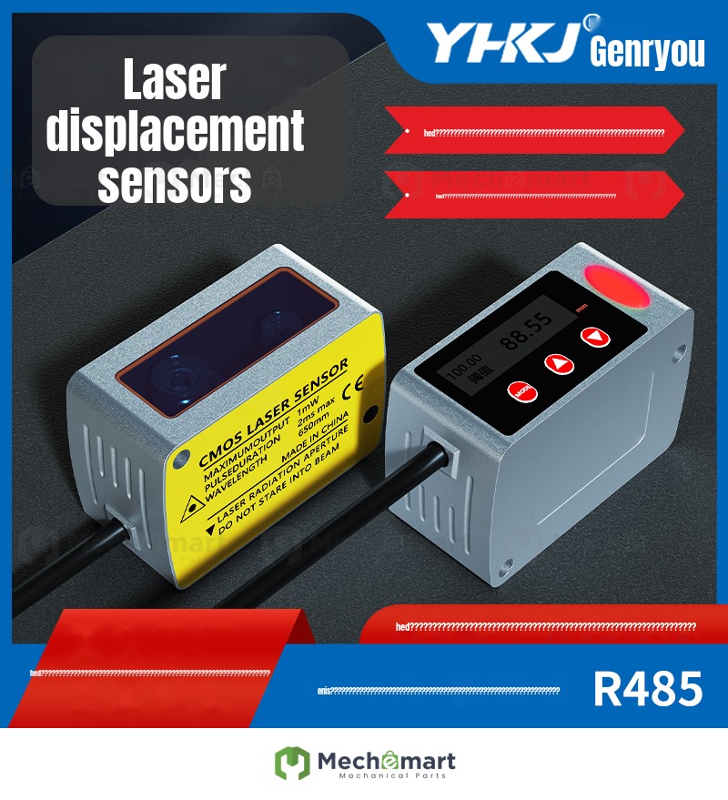 Laser position distance measurement sensor high precision 0.01mm switch analog RS485 thickness measurement height and low sensor