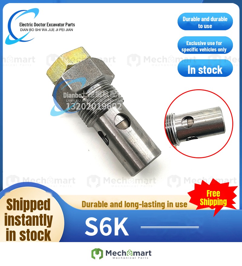Excavator parts Cat 320B320C320D engine oil pressure reducing valve 34340-03021S6K engine oil pressure limit valve
