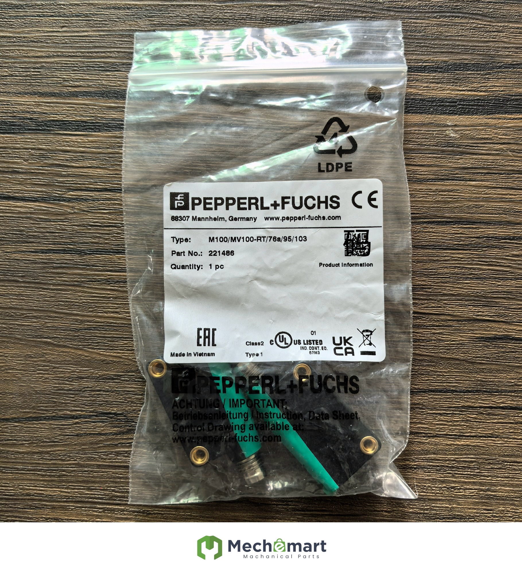 Brand new original genuine Pepperl+Fuchs M100/MV100-RT/76a/95/103 sensor 221486