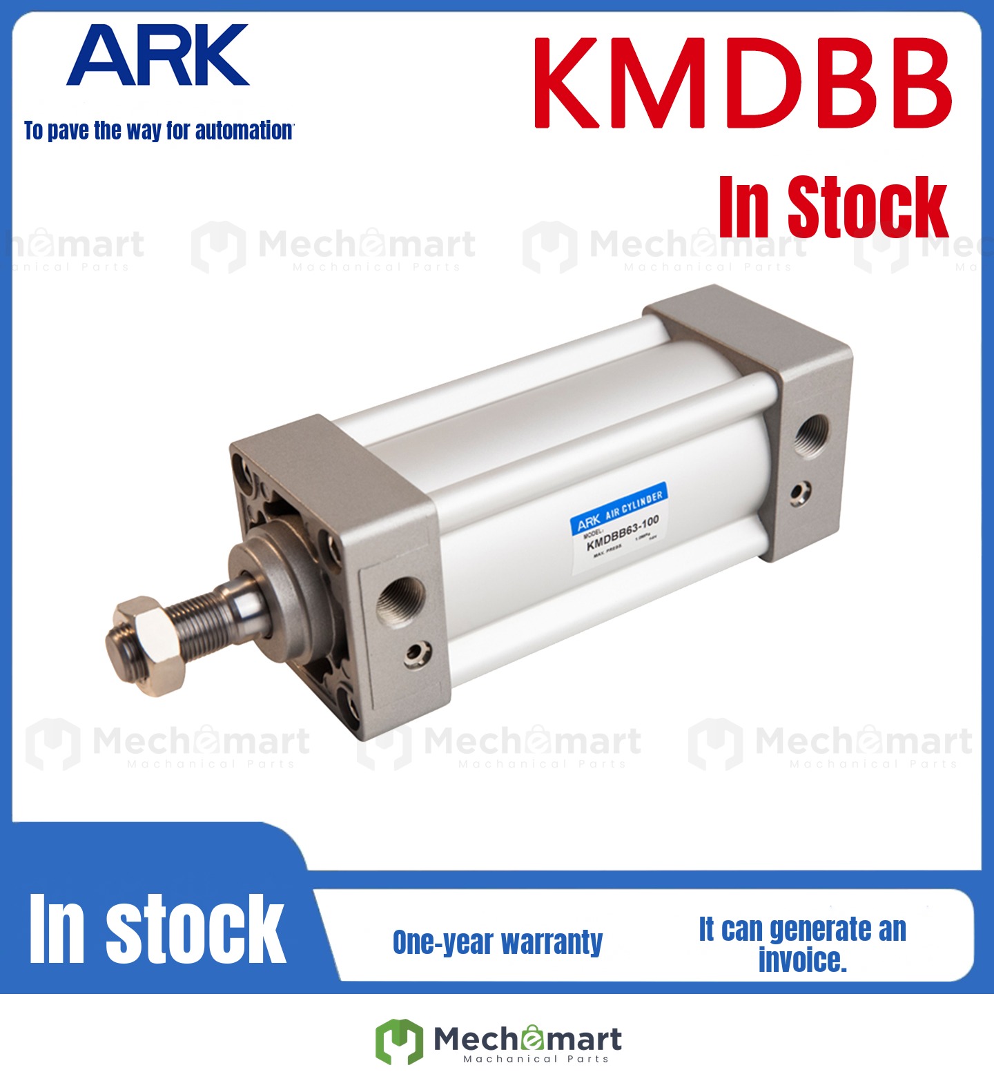 ARK Standard Cylinder KMDBB32/40/50/63/80/100/125-25-50-100-175-200