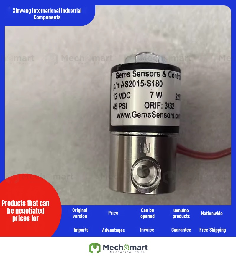 Gems sensor solenoid valve AS2015-S180